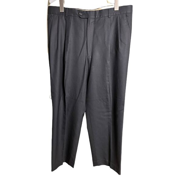 Ermenegildo Zegna Black Wool-blend Pinstripe Suit - Picture 3 of 7